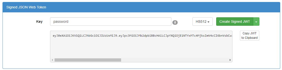 JWT hash
