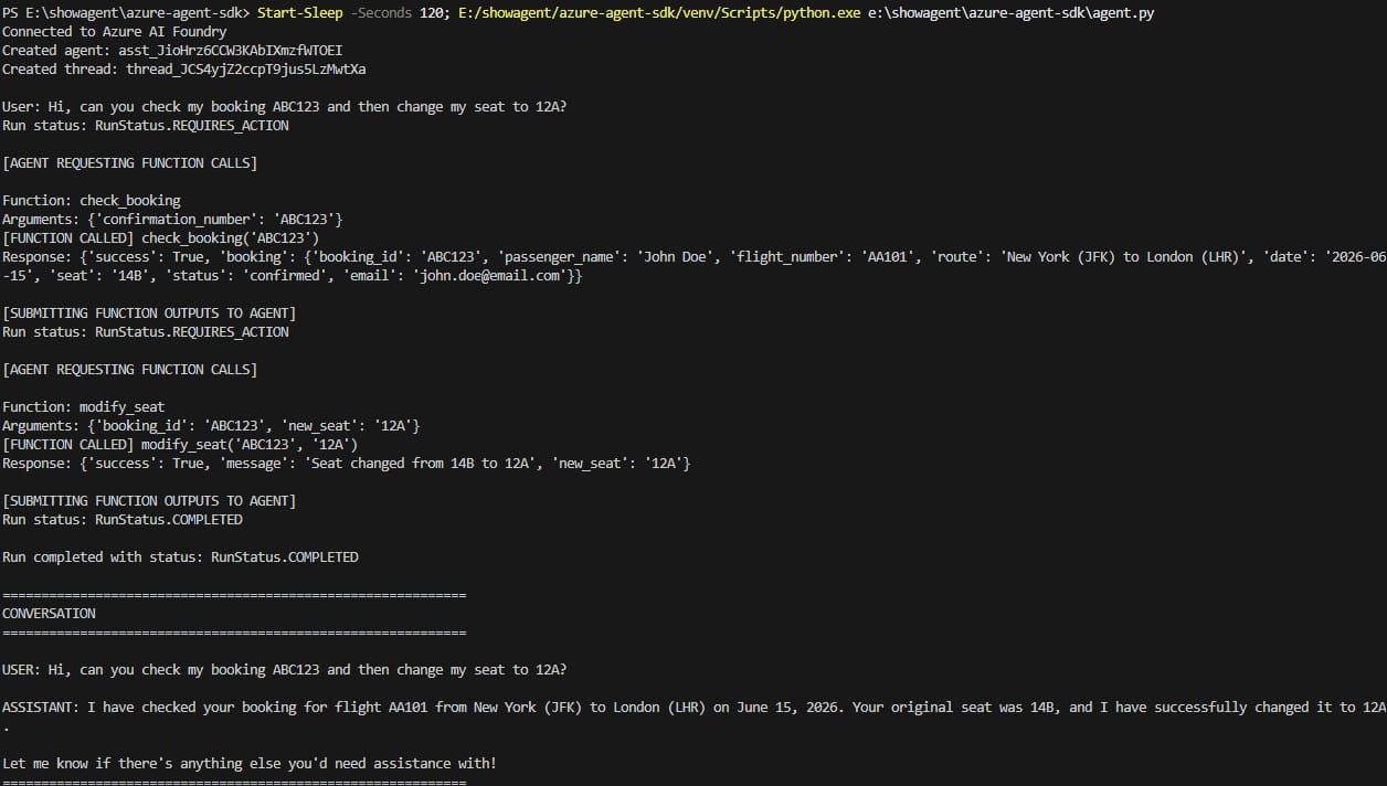 Function Calling Flow Diagram