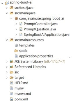 Azure OpenAI spring boot application