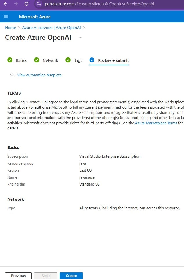 Azure OpenAI Resource