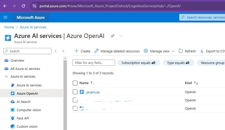 Azure OpenAI Access and Setup