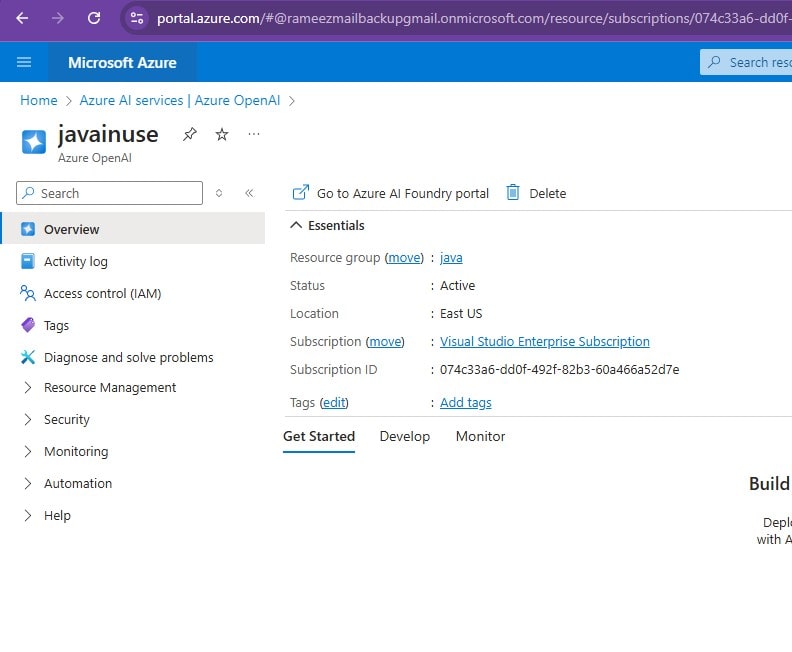 Azure OpenAI Access and Setup