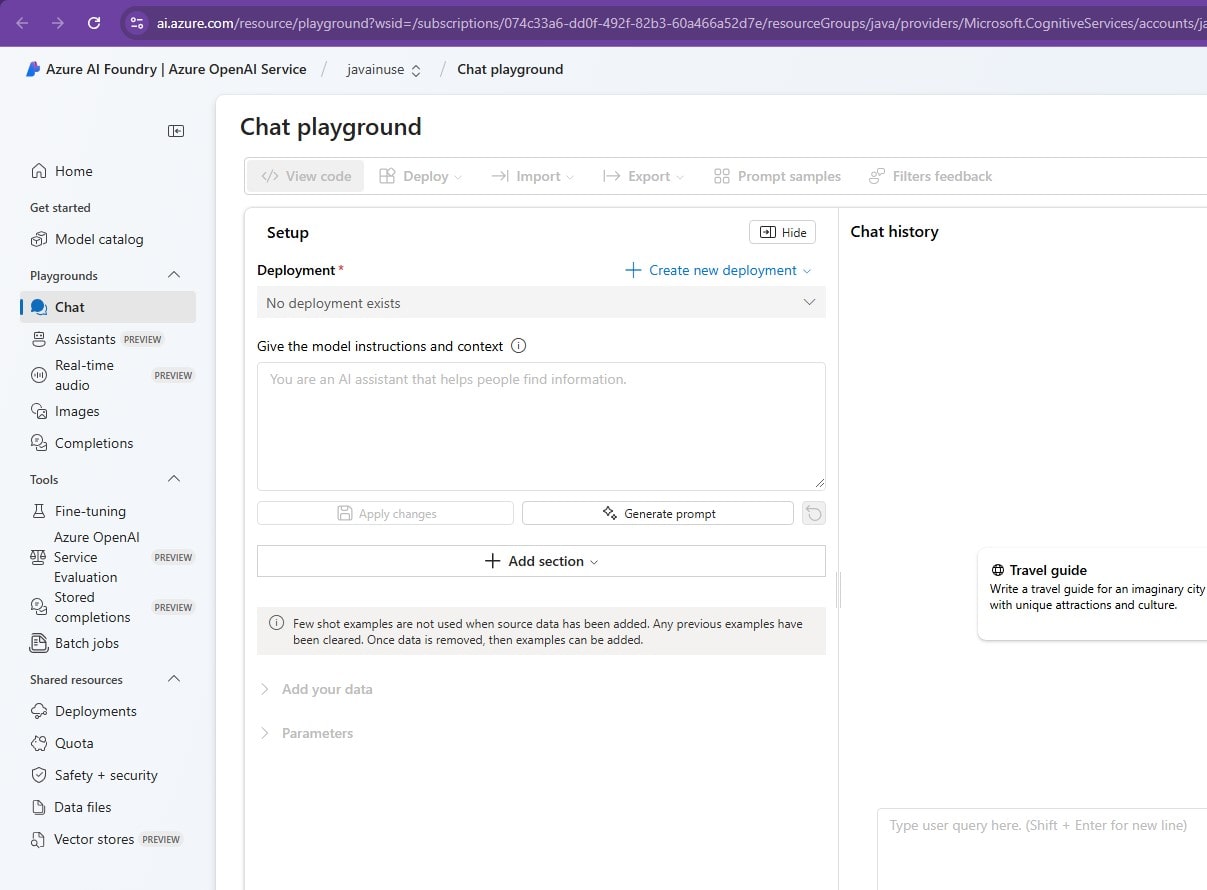 Azure OpenAI Access and Setup