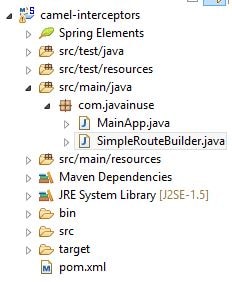 Apache Camel Interceptor Tutorial