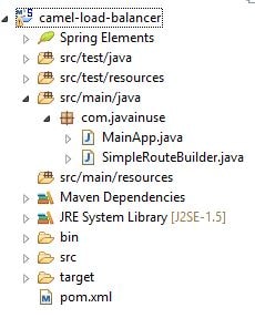 Apache Camel Load Balancing EIP Example
