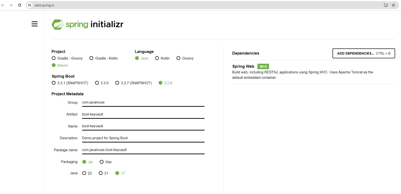 Azure Key Vault create secret