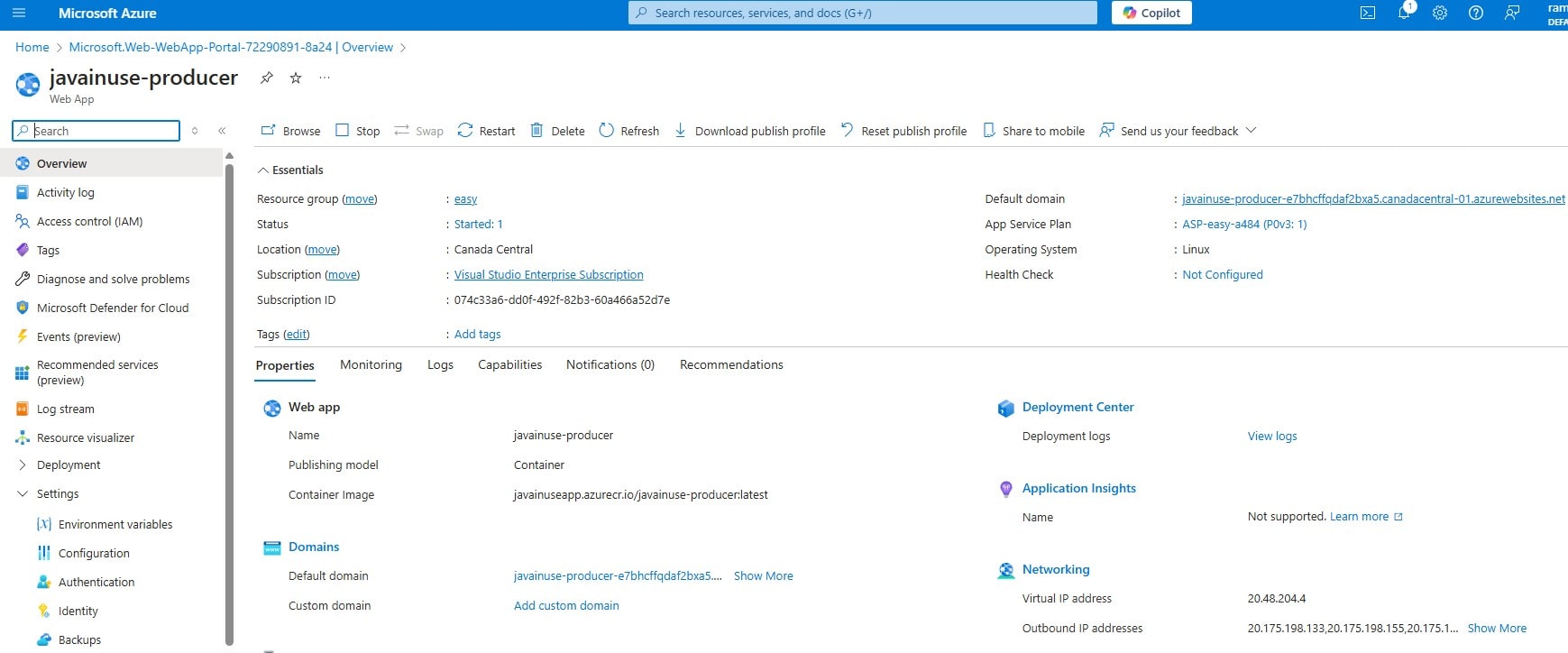Secure Spring Boot Azure Web Application with Managed Identity Authentication