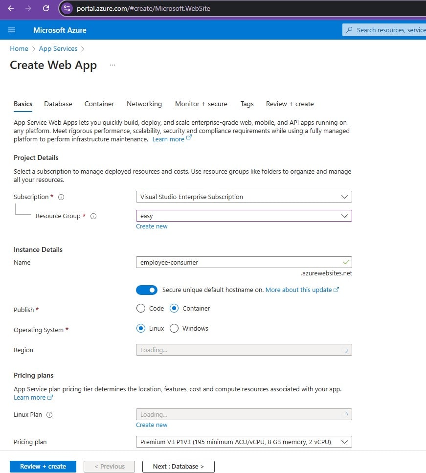 Secure Spring Boot Azure Web Application with Managed Identity Authentication
