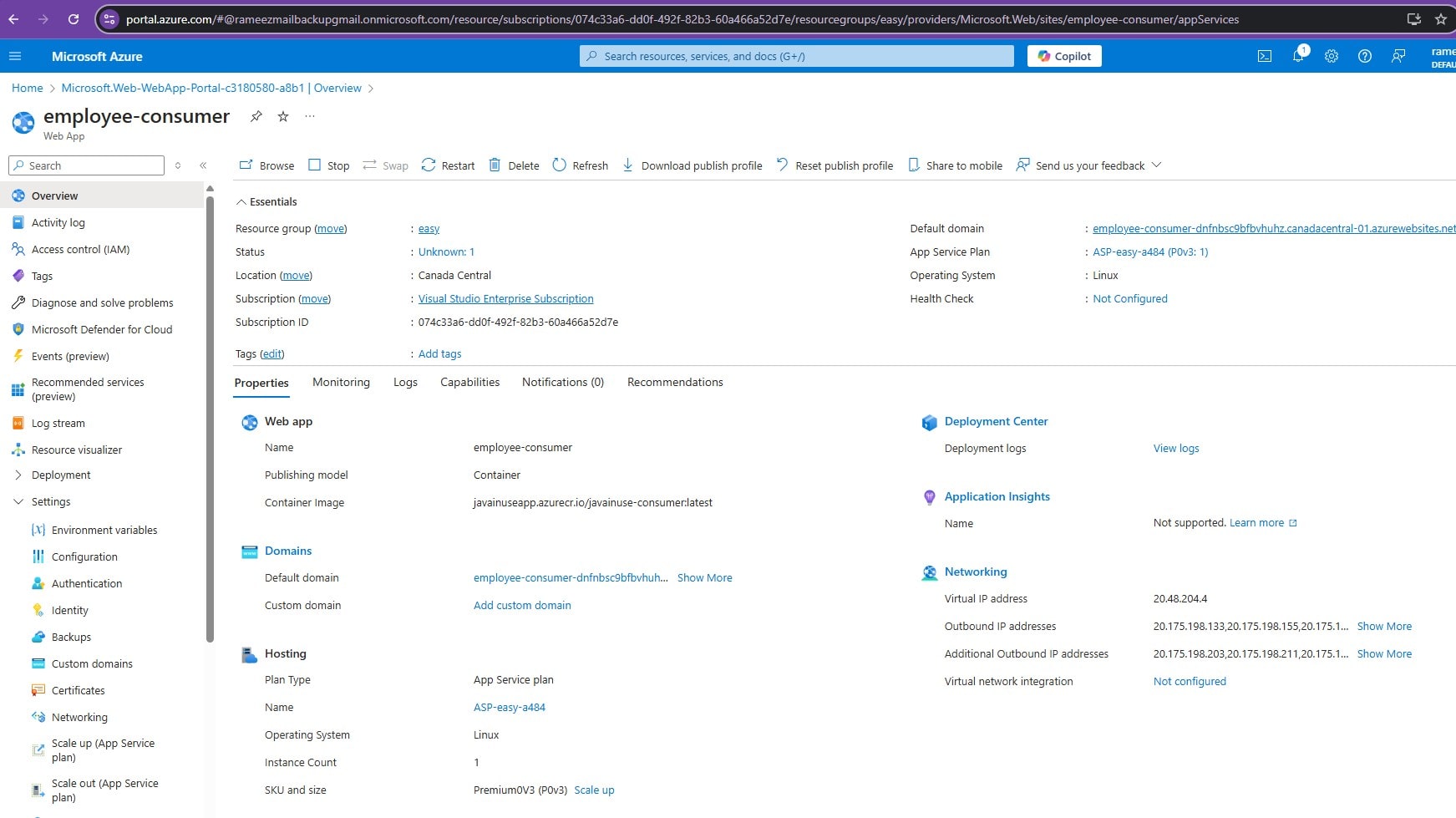 Secure Spring Boot Azure Web Application with Managed Identity Authentication