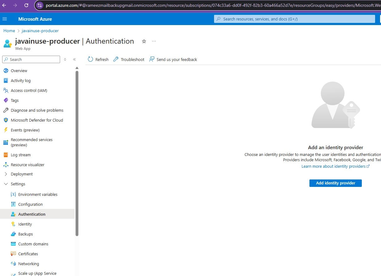 Secure Spring Boot Azure Web Application with Managed Identity Authentication