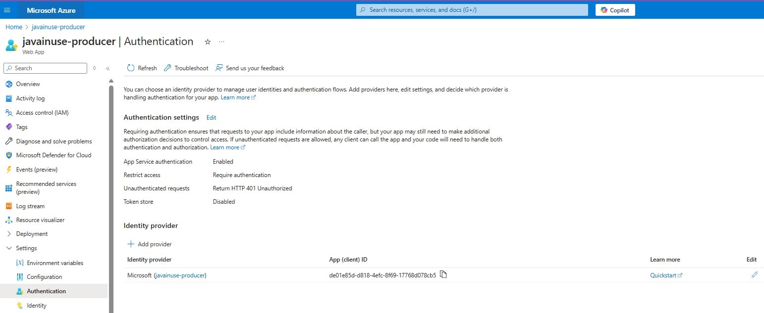Secure Spring Boot Azure Web Application with Managed Identity Authentication