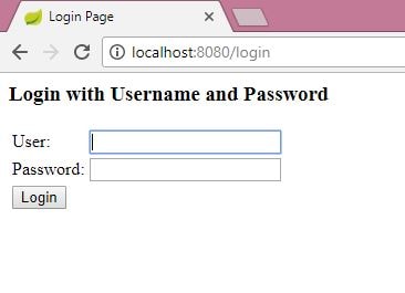 Spring Boot Form Security Login Hello World Example JavaInUse