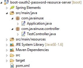 Spring Boot OAuth2 Password Grant Maven