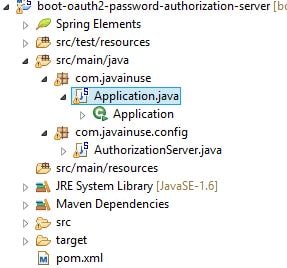 Spring Boot OAuth2 Password Grant Maven