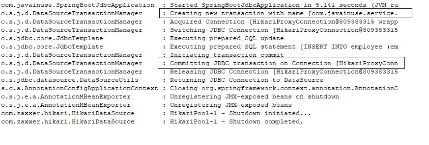 Transaction Propagation - REQUIRED - Call