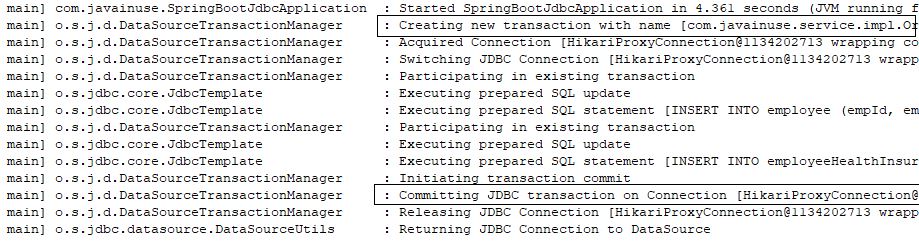 Transaction Propagation - SUPPORTS-Code