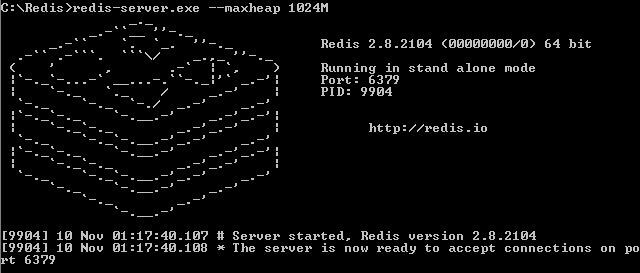 Start Redis Server on Windows