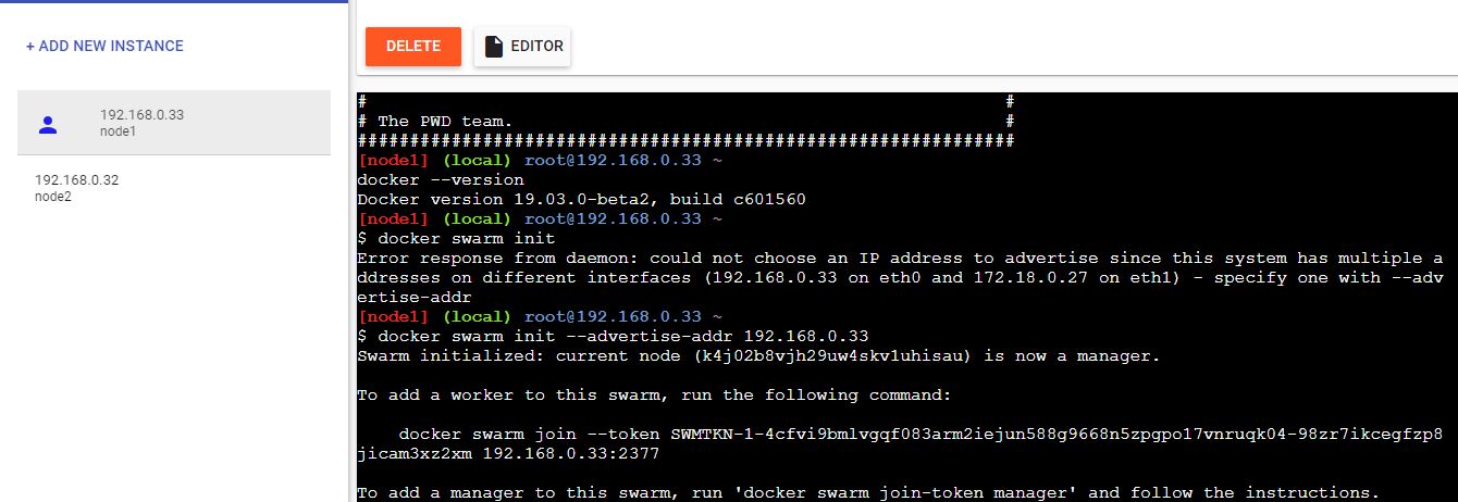 Play with docker init