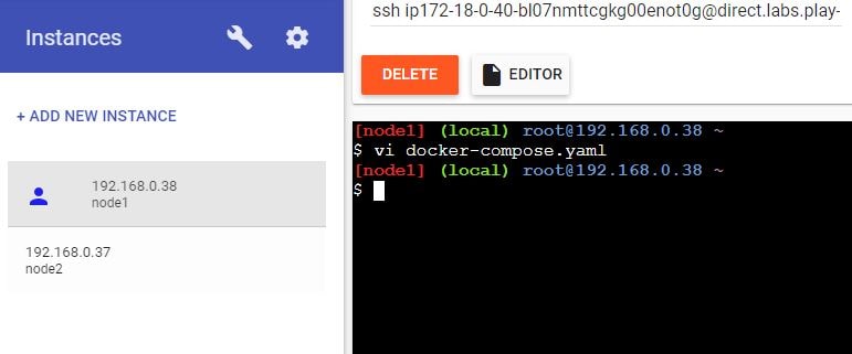 create stack using vim
