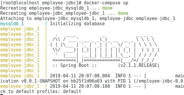 spring boot mysql docker compose tutorial