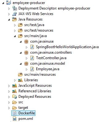 Deploying Spring Boot Microservice to Docker JavaInUse