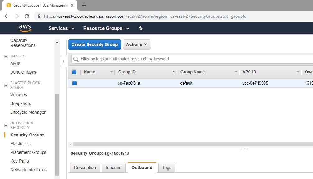 EC2 Security Group