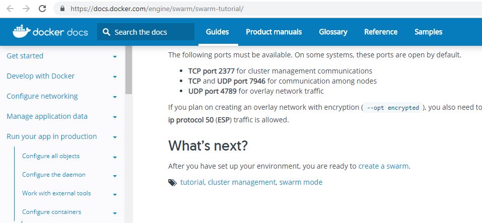 Docker Container cloud port rules