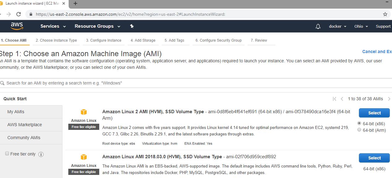 Amazon Linux 2 AMI