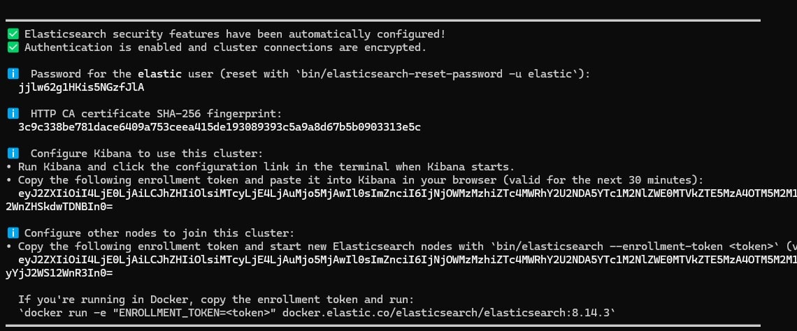 Elasticsearch 8 Container