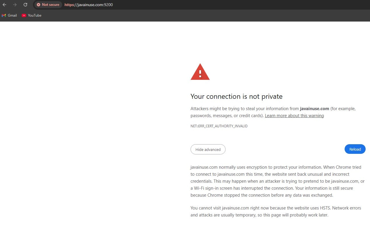 elasticsearch https javainuse