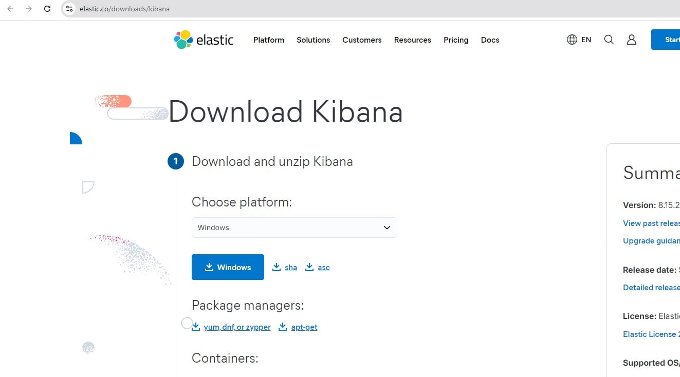 Kibana 8.15.2 Downloads