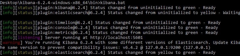start kibana