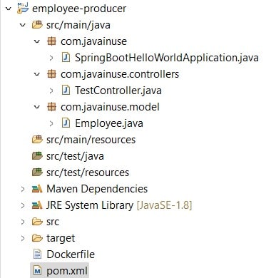 Spring boot Kubernetes example