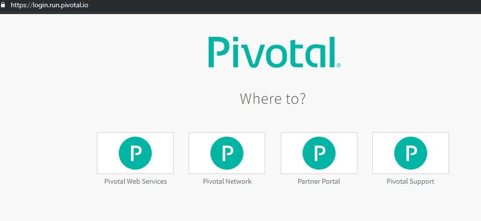 Pivotal Web Services Home