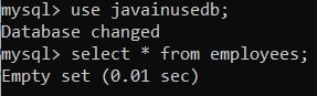 Spring Boot + MySQL create table