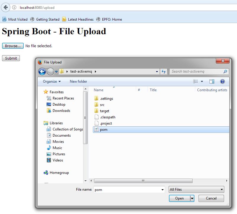 Spring Boot File Upload